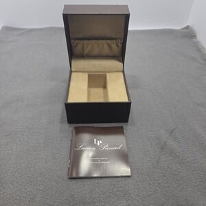 LUXE OEM LUCIEN PICCARD WATCH DISPLAY STORAGE BOX & INSTRUCTION BOOK B